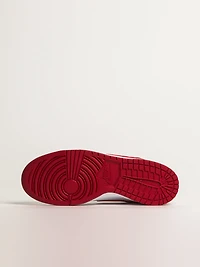 MENS NIKE BIG LOW SNEAKER - WHITE/GYM RED