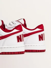 MENS NIKE BIG LOW SNEAKER - WHITE/GYM RED