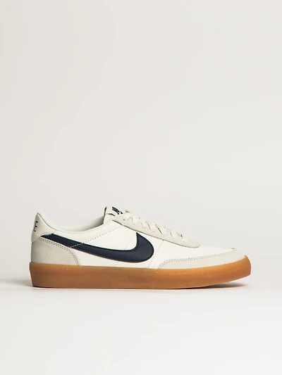 MENS NIKE KILLSHOT 2 LEATHER SNEAKER - WHITE/NAVY