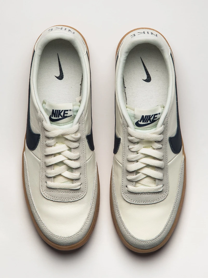 MENS NIKE KILLSHOT 2 LEATHER SNEAKER - WHITE/NAVY