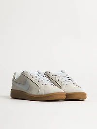 WOMENS NIKE COURT ROYALE SUEDE SNEAKERS - PLATINUM