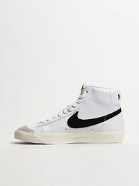 MENS NIKE BLAZER MID 77 VINTAGE SNEAKER - WHITE/BLACK