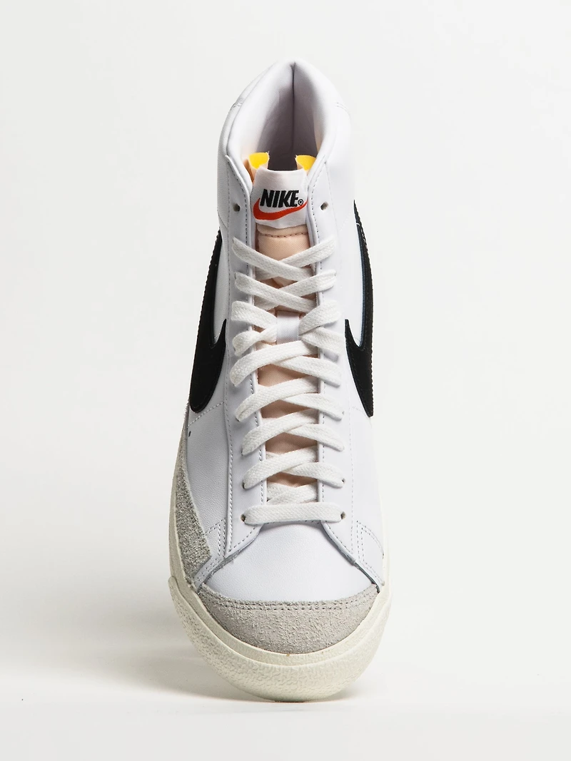 MENS NIKE BLAZER MID 77 VINTAGE SNEAKER - WHITE/BLACK