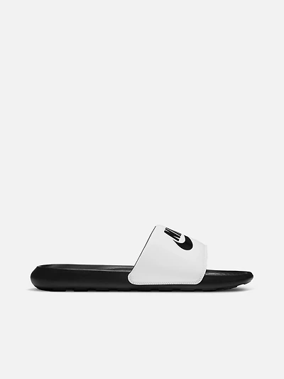 MENS NIKE VICTORI ONE SLIDES - BLACK/WHITE