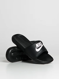 WOMENS NIKE VICTORI ONE SLIDES - BLACK/LIGHT ARCTIC PINK