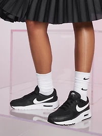 WOMENS NIKE AIR MAX SC SNEAKER - BLACK/WHITE