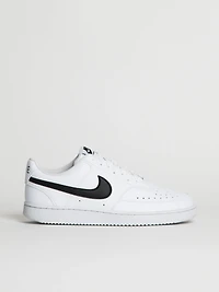 MENS NIKE COURT VISION LOW NEXT NATURE SNEAKER - WHITE/BLACK