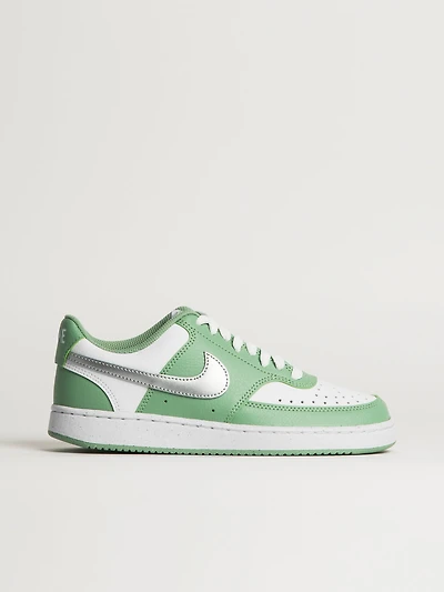 WOMENS NIKE COURT VISION LOW NEXT NATURE SNEAKER - WHITE/GREEN