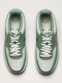 WOMENS NIKE COURT VISION LOW NEXT NATURE SNEAKER - WHITE/GREEN