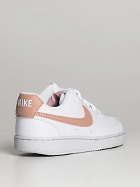 WOMENS NIKE COURT VISION LO NEXT NATURE SNEAKER - WHITE/PINK OXFORD