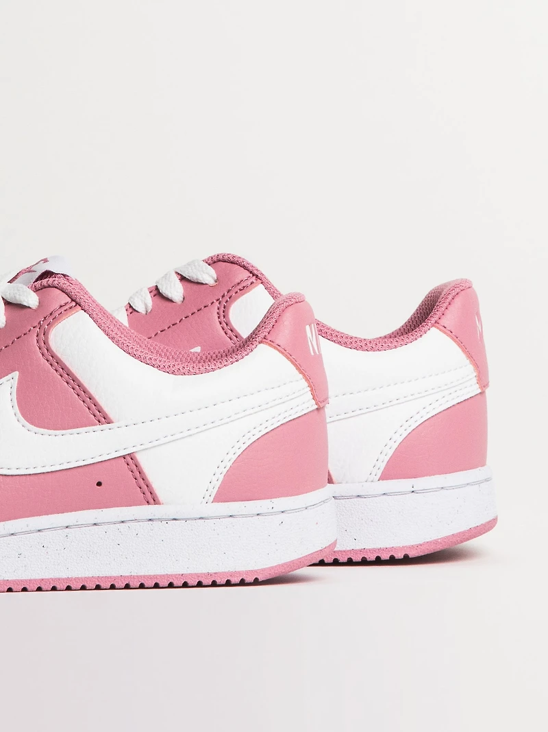WOMENS NIKE COURT VISION LO NEXT NATURE SNEAKER - PINK/WHITE