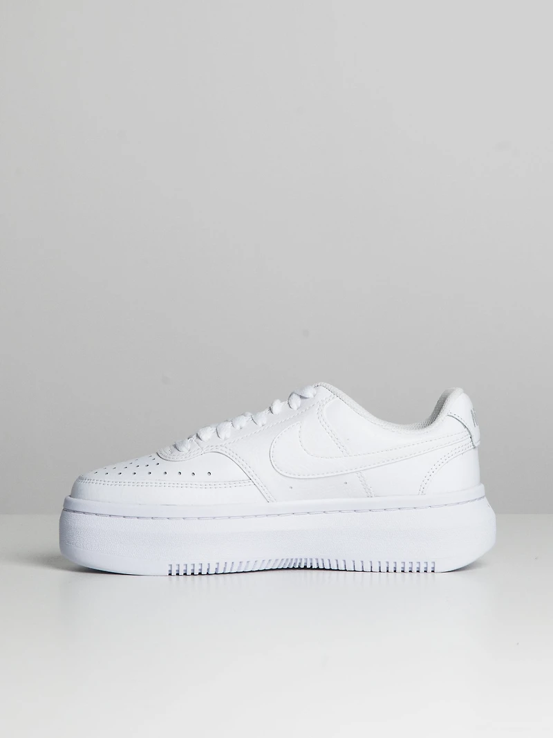 WOMENS NIKE COURT VISION ALTA LEATHER SNEAKER - WHITE