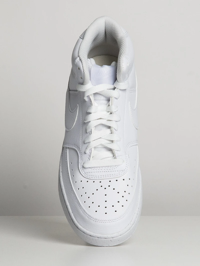 MENS NIKE COURT VISION MID NEXT NATURE SNEAKER - WHITE