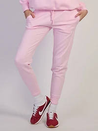 NIKE SPORTSWEAR CLUB FLEECE MID RISE PANT STD - PINK