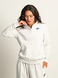 NIKE SPORTSWEAR CLUB FLEECE QUARTER ZIP - BIRCH