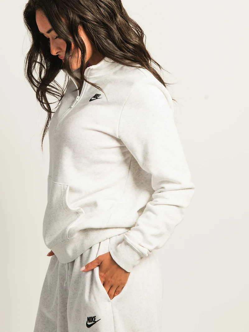 NIKE SPORTSWEAR CLUB FLEECE QUARTER ZIP - BIRCH