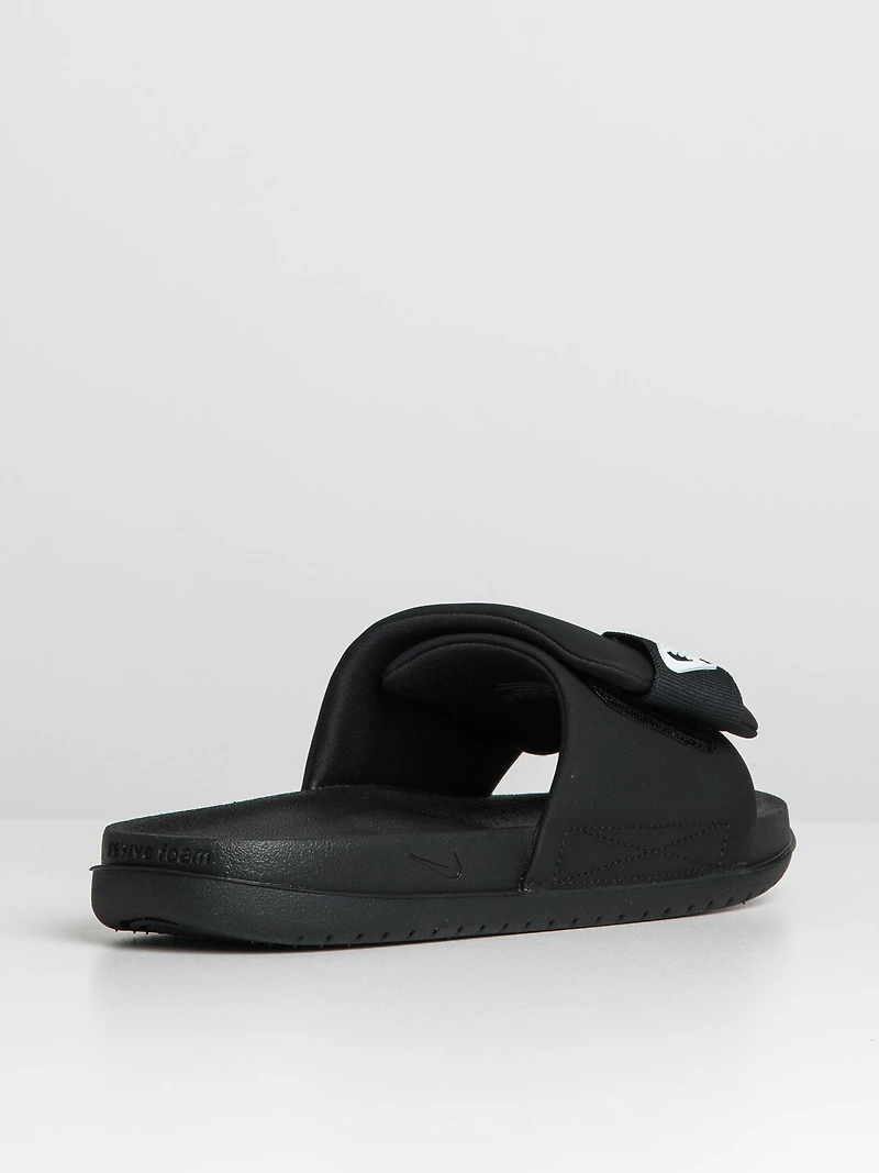 MENS NIKE OFFCOURT ADJUST SLIDES - BLACK/WHITE