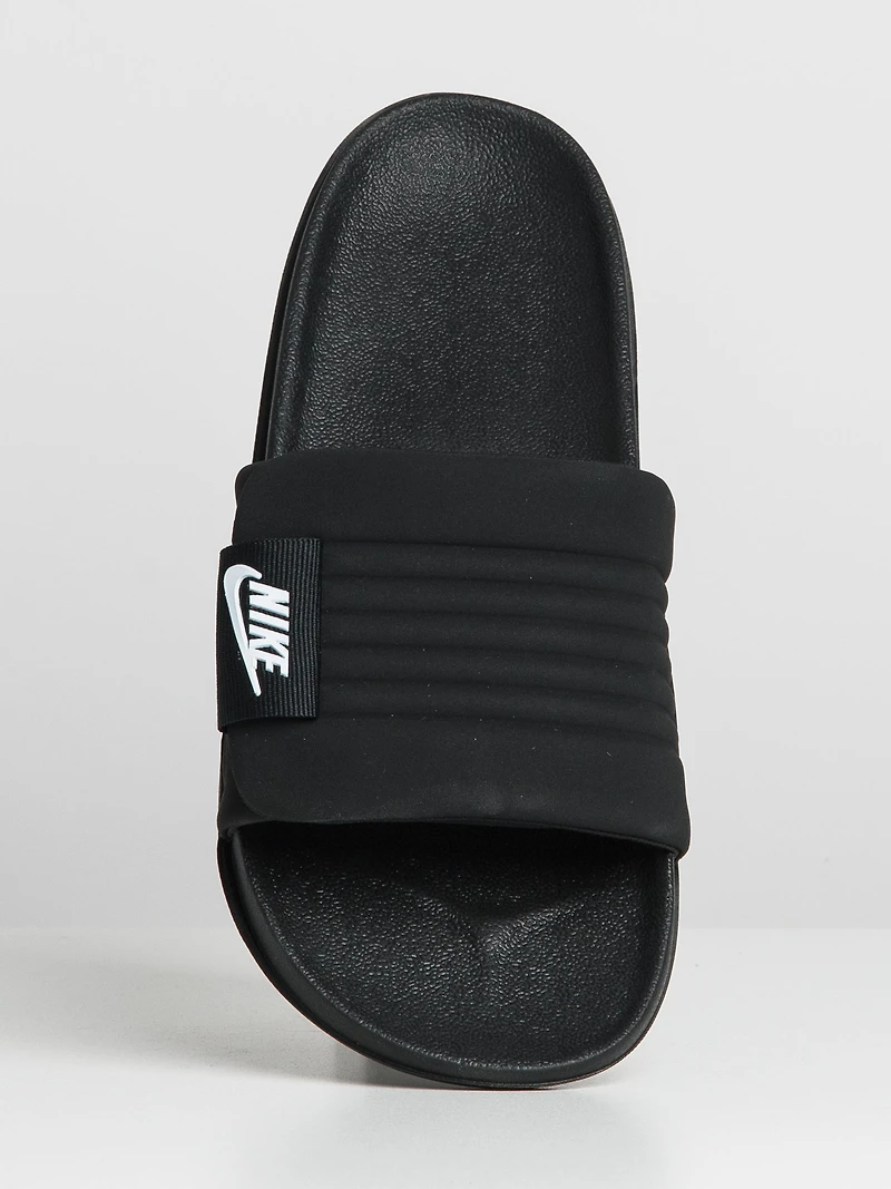 MENS NIKE OFFCOURT ADJUST SLIDES - BLACK/WHITE