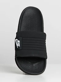 MENS NIKE OFFCOURT ADJUST SLIDES - BLACK/WHITE