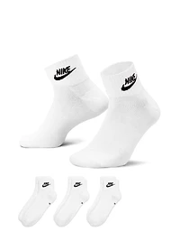 NIKE EVERY DAY ESSENTIALS ANKLE SOCKS 3 PACK
