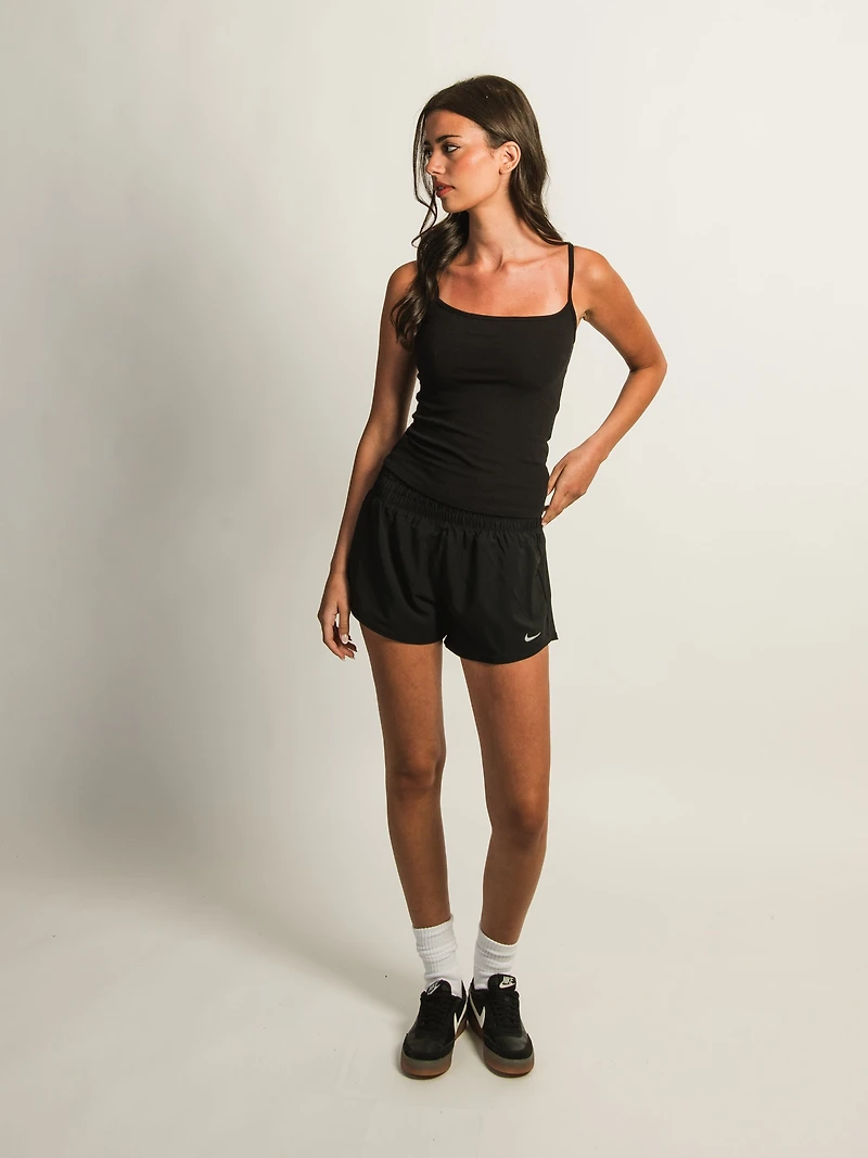 NIKE ONE DF MID-RISE 3IN BRIEF-LINED SHORT