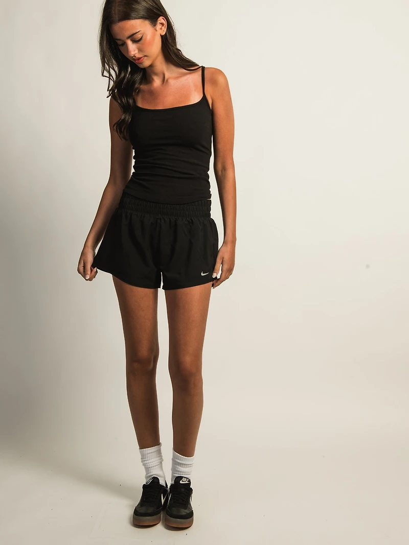 NIKE ONE DF MID-RISE 3IN BRIEF-LINED SHORT