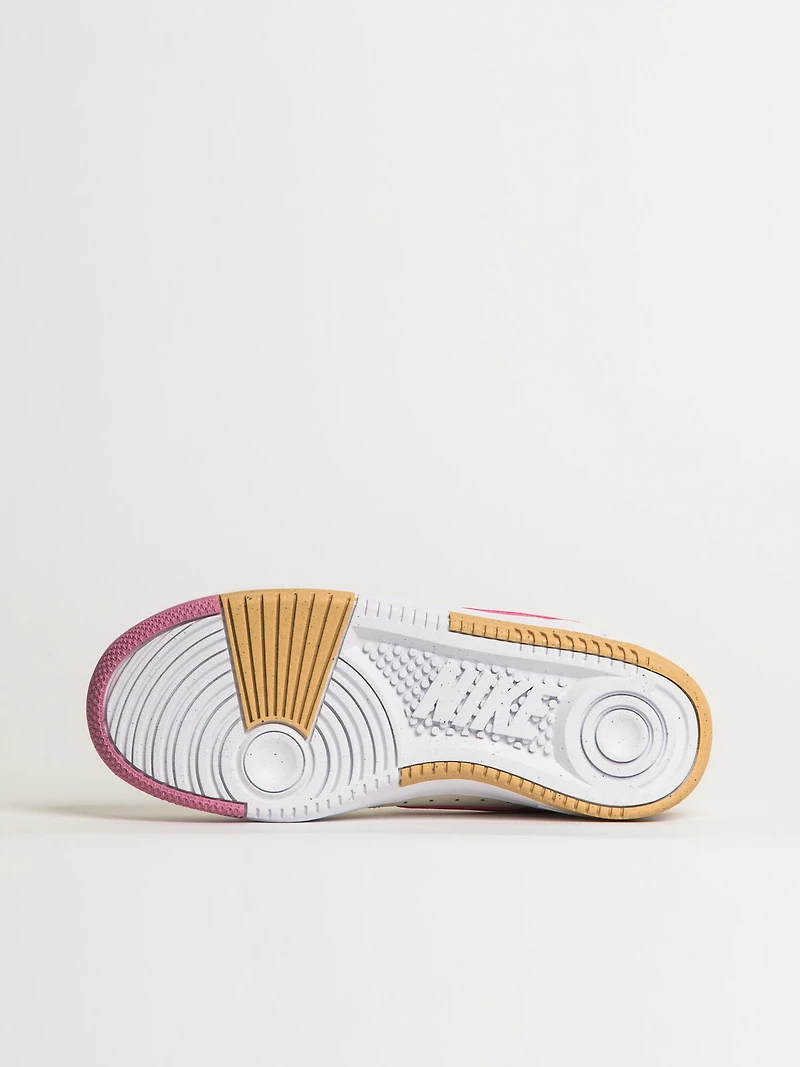 WOMENS NIKE GAMMA FORCE SNEAKER - PEARL/SESAME/WHITE/ELEMENTAL PINK