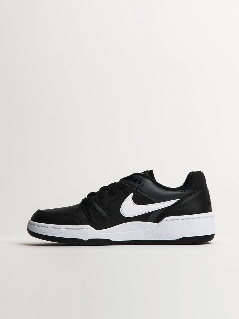 MENS NIKE FULL FORCE LOW - BLACK/WHITE