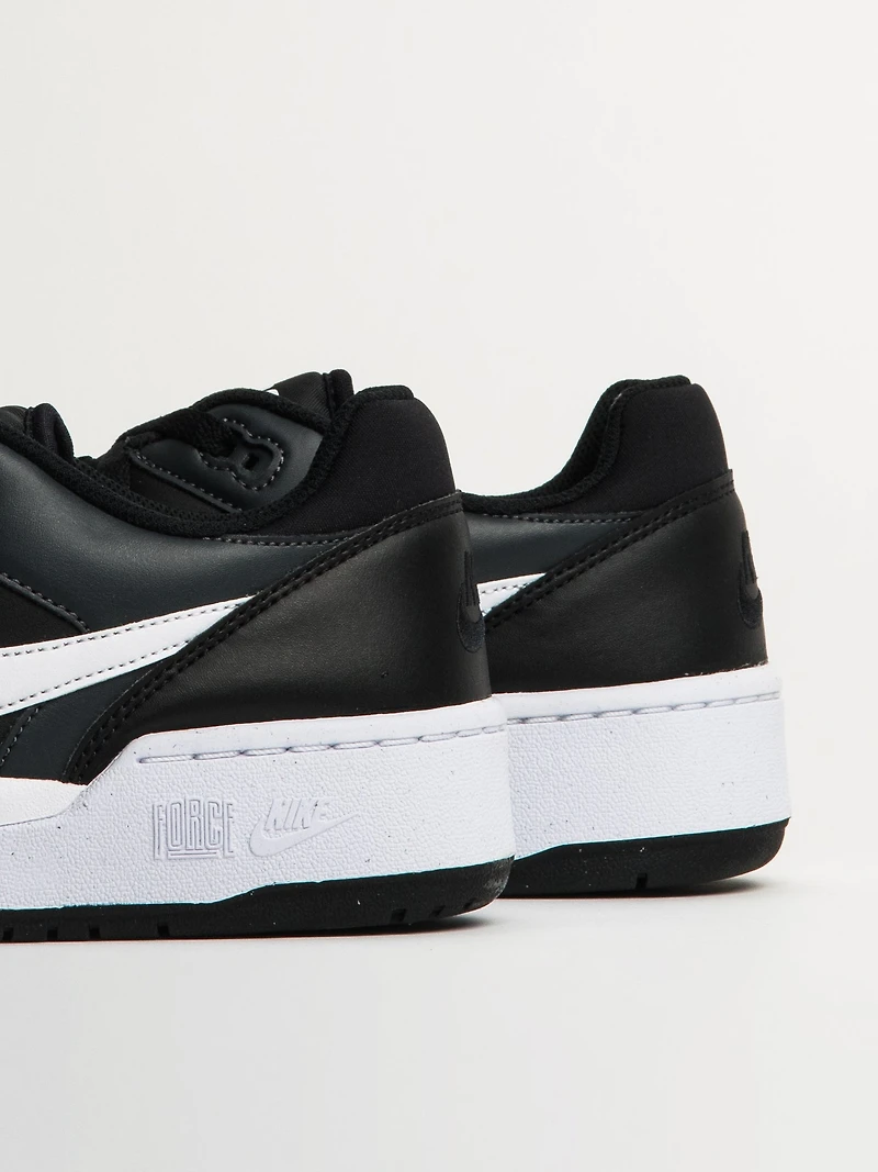 MENS NIKE FULL FORCE LOW - BLACK/WHITE