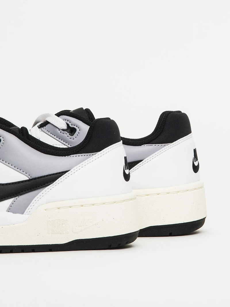 MENS NIKE FULL FORCE LOW SNEAKER - WHITE/PEWTER/SAIL/BLACK