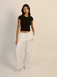 PANTALON DE SURVÊTEMENT À JAMBE LARGE NIKE SPORTSWEAR CLUB MIDRISE