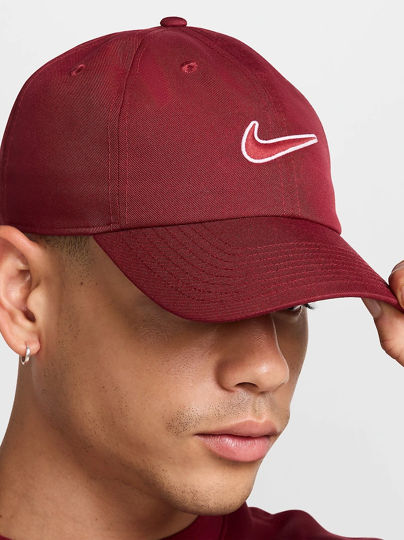 CASQUETTE NIKE SLUB SWOOSH - ROUGE