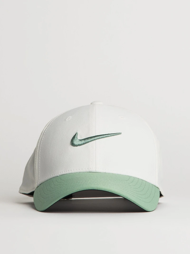 NIKE CLUB STRUCTURED SWOOSH CAP - STEAM