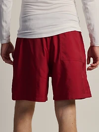 NIKE CLUB WOVEN FLOW SHORT - CRIMSON