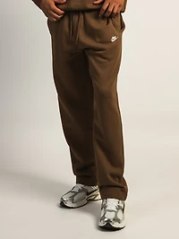 NIKE CLUB OPEN-HEM PANT - BROWN