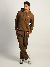 NIKE CLUB OPEN-HEM PANT - BROWN