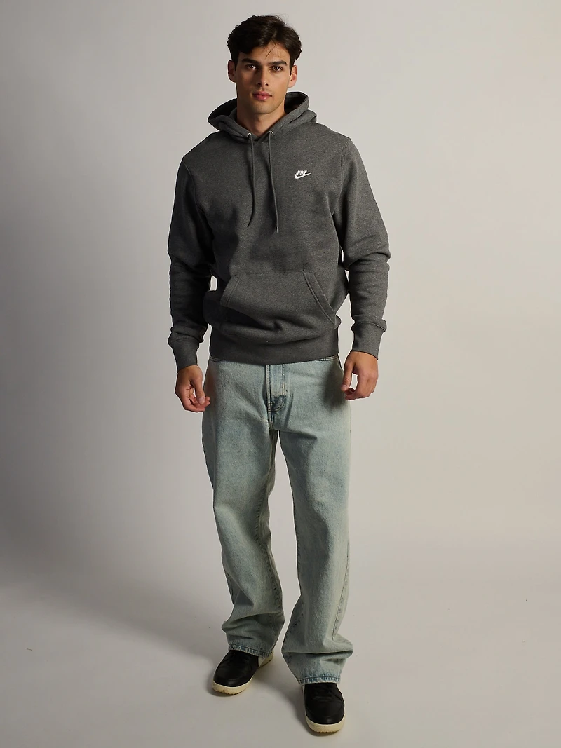 NIKE SPORTSWEAR CLUB PULL OVER HODDIE- CHARCOAL