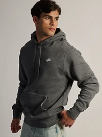 NIKE SPORTSWEAR CLUB PULL OVER HODDIE- CHARCOAL