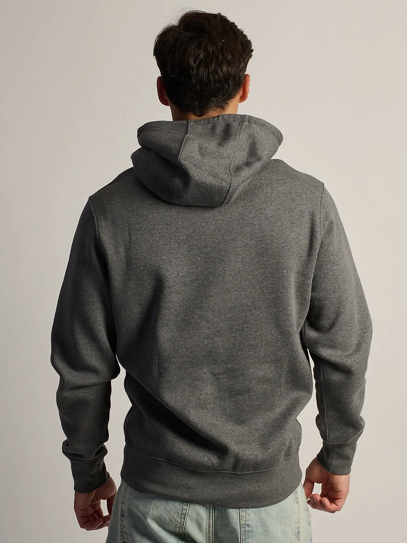 NIKE SPORTSWEAR CLUB PULL OVER HODDIE- CHARCOAL