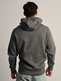 NIKE SPORTSWEAR CLUB PULL OVER HODDIE- CHARCOAL