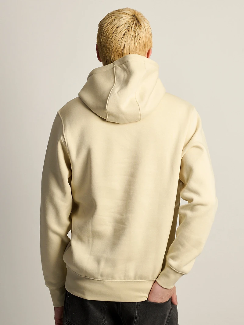 NIKE SPORTSWEAR CLUB PULL OVER HODDIE - LIGHT KHAKI