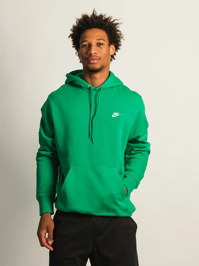 NIKE SPORTSWEAR CLUB PULLOVER HOODIE - GREEN