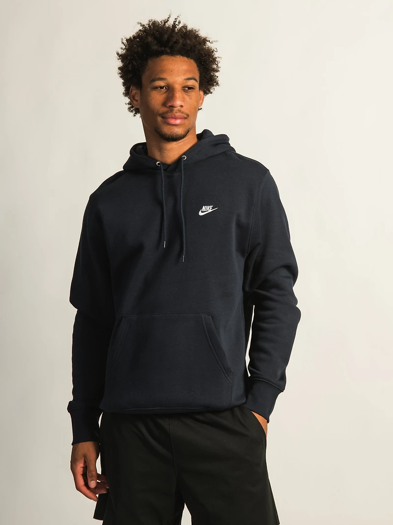 HOODIE NIKE SPORTSWEAR CLUB PULLOVER - OBSIDIAN
