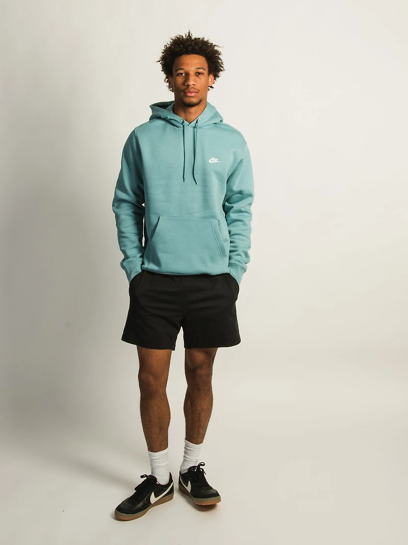 NIKE SPORTSWEAR CLUB PULLOVER HOODIE - DENIM TURQUOISE
