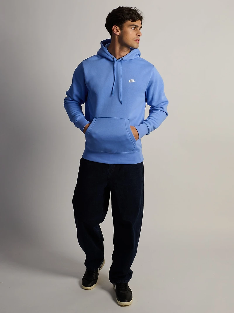 NIKE SPORTSWEAR CLUB PULL OVER HODDIE - ROYAL PULSE