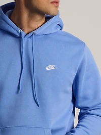 NIKE SPORTSWEAR CLUB PULL OVER HODDIE - ROYAL PULSE