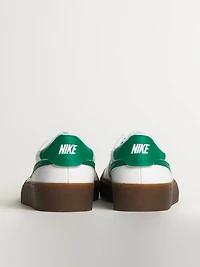 MENS NIKE COURT SHOT SNEAKER - WHITE/MALACHITE