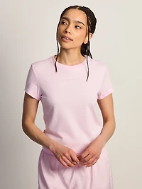 NIKE SPORTSWEAR CHILL KNIT MID CROP TOP - PINK