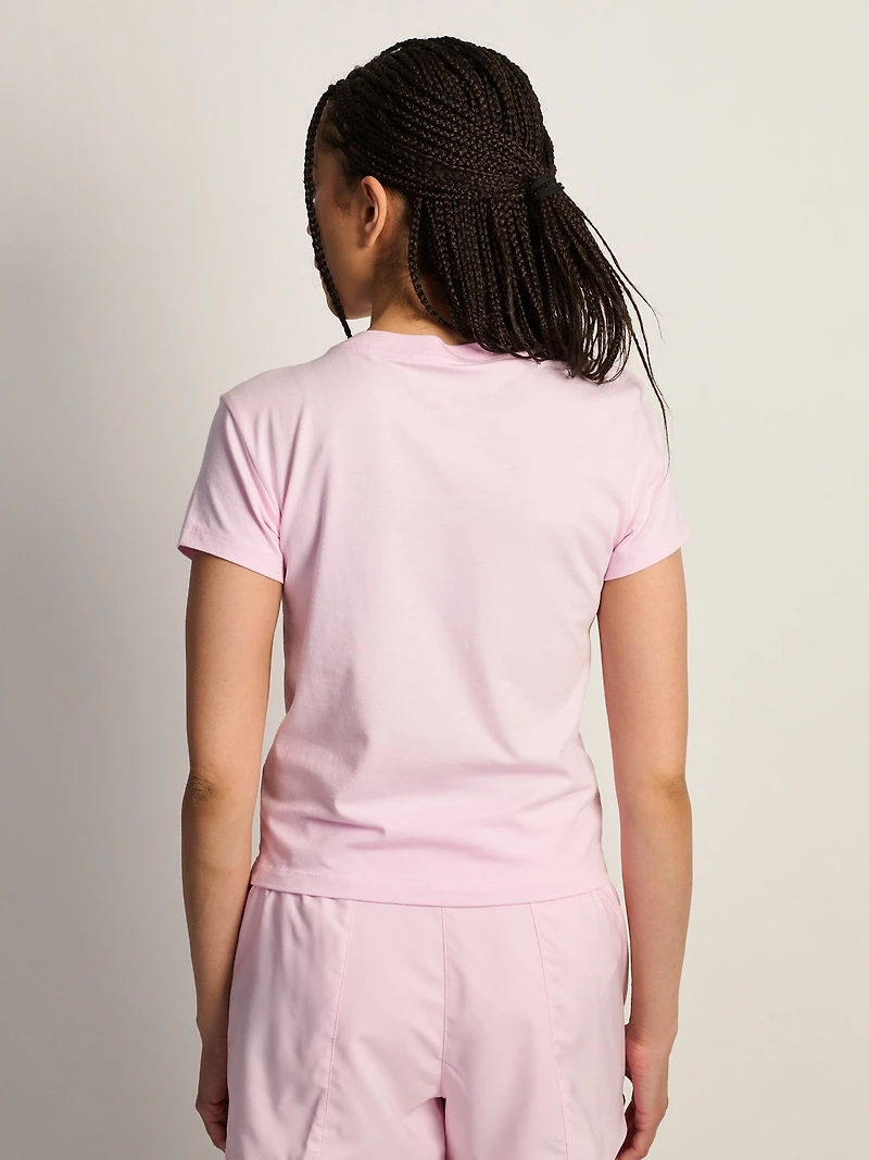 NIKE SPORTSWEAR CHILL KNIT MID CROP TOP - PINK