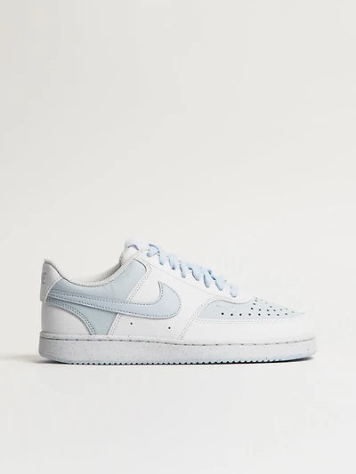 NIKE COURT VISION LOW NXT NATURE SNEAKER - WHITE/BLUE